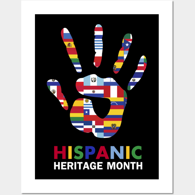 National Hispanic Heritage Month Wall Art by patelmillie51